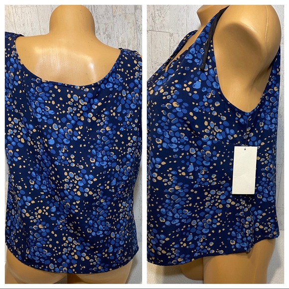 Women’s Sag Harbor Dress SUIT blues & Tan NEW WT - Picture 6 of 16